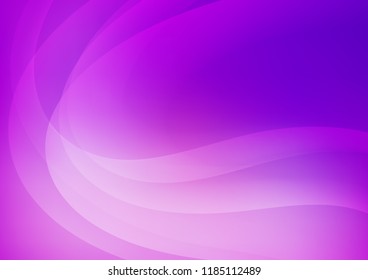 Light Purple vector pattern with curved circles. Creative illustration in halftone marble style with gradient. Marble design for your web site.