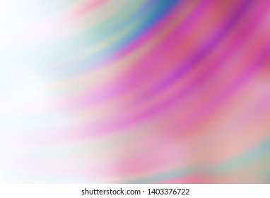Light Purple vector pattern with curved lines. Colorful illustration in simple style with gradient. New composition for your brand book.