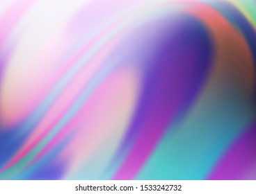 Light Purple vector pattern with curved circles. Shining illustration, which consist of blurred lines, circles. The elegant pattern for brand book.