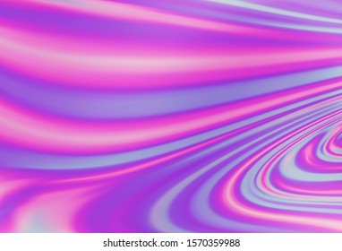 Light Purple vector pattern with curved circles. A vague circumflex abstract illustration with gradient. The best blurred design for your business.