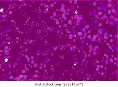 Light Purple vector pattern with curved circles. Shining illustration, which consist of blurred lines, circles. New composition for your brand book.