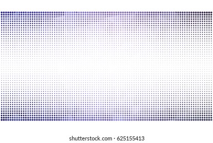 Light Purple vector pattern of geometric circle shapes. Colorful mosaic banner. Geometric background with colored disks.