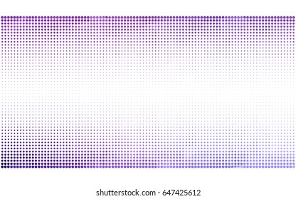 Light Purple vector pattern of geometric circle shapes. Colorful mosaic banner. Geometric background with colored disks.