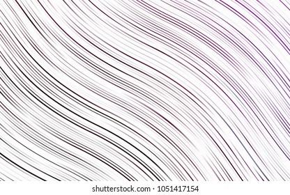 Light Purple vector pattern with lamp shapes. Colorful abstract illustration with gradient lines. Brand-new design for your ads, poster, banner.