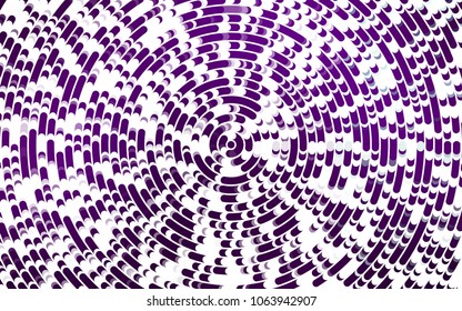 Light Purple vector pattern with lamp shapes. Creative illustration in halftone marble style with gradient. The best blurred design for your business.