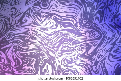 Light Purple vector pattern with lamp shapes. A vague circumflex abstract illustration with gradient. The elegant pattern for brand book.