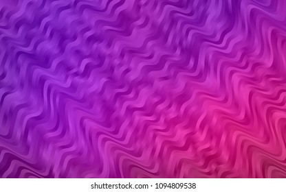 Light Purple vector pattern with lamp shapes. Colorful abstract illustration with gradient lines. A new texture for your  ad, booklets, leaflets.