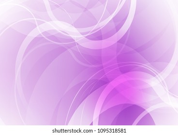 Light Purple vector pattern with lamp shapes. Creative illustration in halftone marble style with gradient. Textured wave pattern for backgrounds.