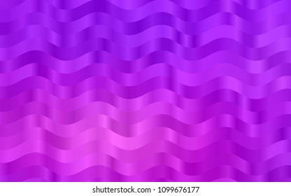 Light Purple vector pattern with lamp shapes. Colorful abstract illustration with gradient lines. New composition for your brand book.