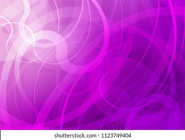 Light Purple vector pattern with lamp shapes. A vague circumflex abstract illustration with gradient. Pattern for your business design.