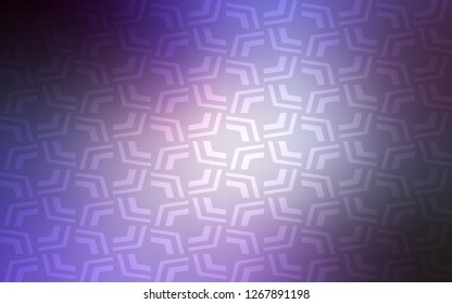 Light Purple vector pattern with lamp shapes. An elegant bright illustration with gradient. Textured wave pattern for backgrounds.