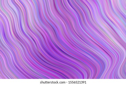 Light Purple vector pattern with lamp shapes. A sample with blurred bubble shapes. The elegant pattern for brand book.