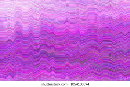 Light Purple vector pattern with lava shapes. A vague circumflex abstract illustration with gradient. A new texture for your  ad, booklets, leaflets.