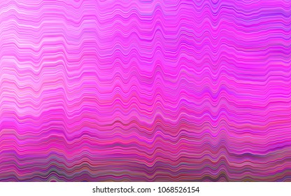 Light Purple vector pattern with lava shapes. A completely new color illustration in marble style. A new texture for your  ad, booklets, leaflets.