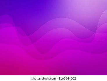 Light Purple vector pattern with lava shapes. Geometric illustration in marble style with gradient.  The elegant pattern for brand book.