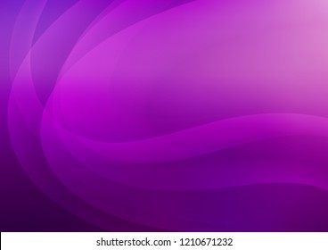 Light Purple vector pattern with lava shapes. Shining crooked illustration in marble style. Marble style for your business design.