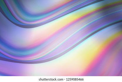 Light Purple vector pattern with lava shapes. Geometric illustration in marble style with gradient.  Brand new design for your ads, poster, banner.
