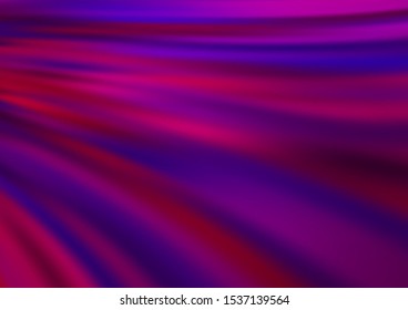 Light Purple vector pattern with lava shapes. Colorful abstract illustration with gradient lines. A completely new marble design for your business.