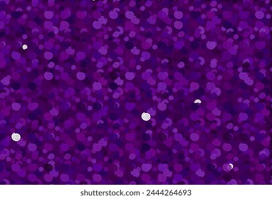 Light Purple vector pattern with lava shapes. Modern gradient abstract illustration with bandy lines. Textured wave pattern for backgrounds.