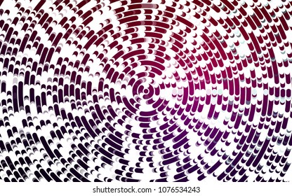 Light Purple vector pattern with lines, ovals. An elegant bright illustration with gradient. The elegant pattern for brand book.