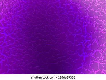 Light Purple vector pattern with lines, ovals. Creative illustration in halftone marble style with gradient. A new texture for your  ad, booklets, leaflets.