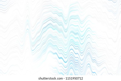 Light Purple vector pattern with lines, ovals. Creative geometric illustration in marble style with gradient. The template for cell phone backgrounds.