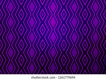 Light Purple vector pattern with lines, rectangles. Colorful illustration with lines, cubes on abstract template. Smart design for your business advert.