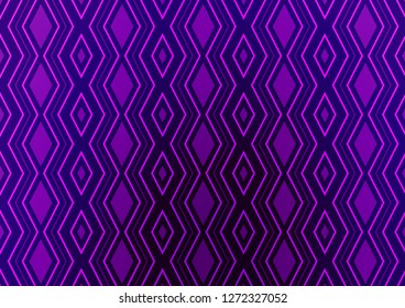 Light Purple vector pattern with lines, rectangles. Colorful illustration with lines, cubes on abstract template. Backdrop for TV commercials.