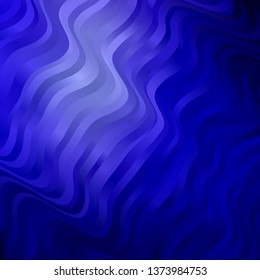 Light Purple vector pattern with lines. Illustration in halftone style with gradient curves. Pattern for commercials, ads.