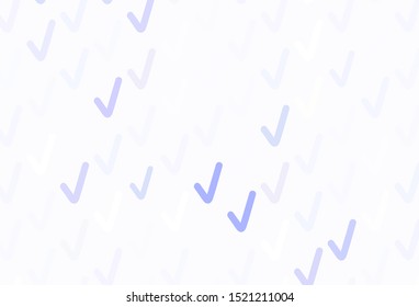 Light Purple vector pattern with lines. Colorful illustration in simple style with gradient. Elegant pattern for a brand book.