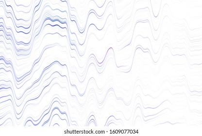 Light Purple vector pattern with lines, ovals. Blurred geometric sample with gradient bubbles.  Marble design for your web site.