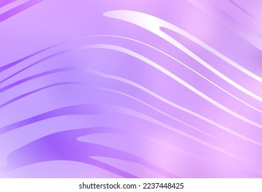 Light Purple vector pattern with lines. Colorful geometric sample with gradient lines.  Background for cell phone screens.