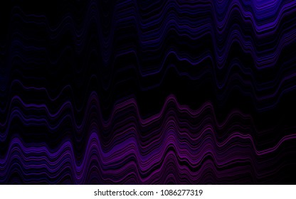 Light Purple vector pattern with liquid shapes. A vague circumflex abstract illustration with gradient. The template for cell phone backgrounds.