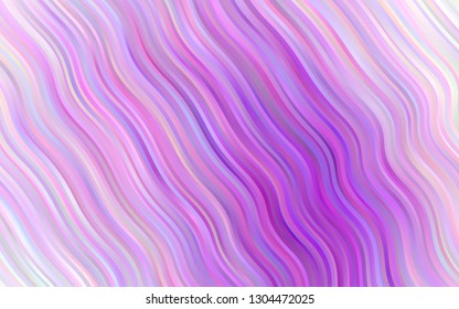 Light Purple vector pattern with liquid shapes. Shining crooked illustration in marble style. New composition for your brand book.