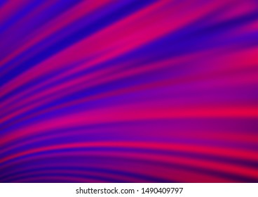 Light Purple vector pattern with liquid shapes. Creative geometric illustration in marble style with gradient. Brand new design for your ads, poster, banner.