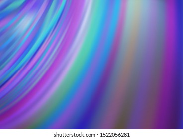 Light Purple vector pattern with liquid shapes. Modern gradient abstract illustration with bandy lines. A completely new template for your business design.