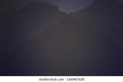 Light Purple vector pattern with liquid shapes. Creative geometric illustration in mountain style with gradient. The best blurred design for your business.