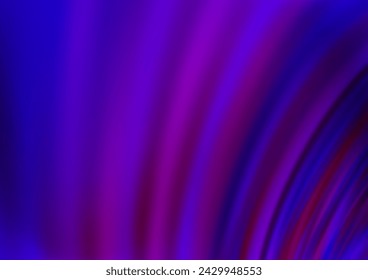 Light Purple vector pattern with liquid shapes. Shining illustration, which consist of blurred lines, circles. Brand new design for your ads, poster, banner.