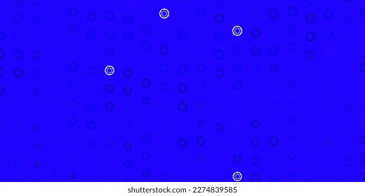 Light Purple vector pattern with magic elements. Retro design in abstract style with witchcraft forms. Background for esoteric, mystic designs.