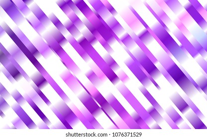 Light Purple vector pattern with narrow lines. Decorative shining illustration with lines on abstract template. The pattern can be used for websites.