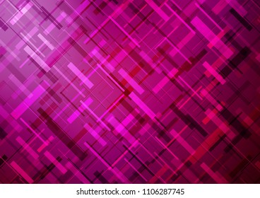 Light Purple vector pattern with narrow lines. Modern geometrical abstract illustration with staves. The template can be used as a background.