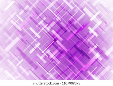 Light Purple vector pattern with narrow lines. Glitter abstract illustration with colored sticks. The template can be used as a background.