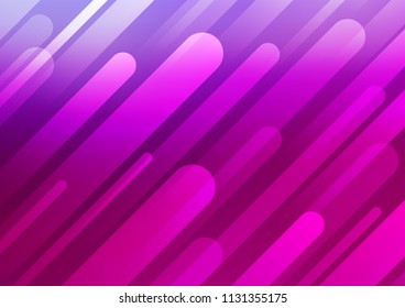 Light Purple vector pattern with narrow lines. Shining colored illustration with narrow lines. Smart design for your business advert.