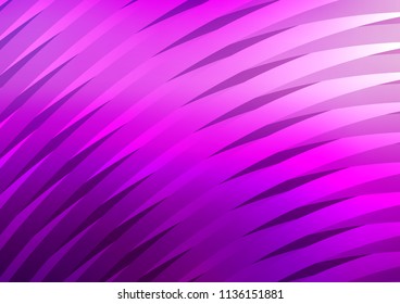 Light Purple vector pattern with narrow lines. Blurred decorative design in simple style with lines. The pattern can be used as ads, poster, banner for commercial.