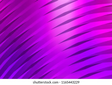 Light Purple vector pattern with narrow lines. Decorative shining illustration with lines on abstract template. Smart design for your business advert.