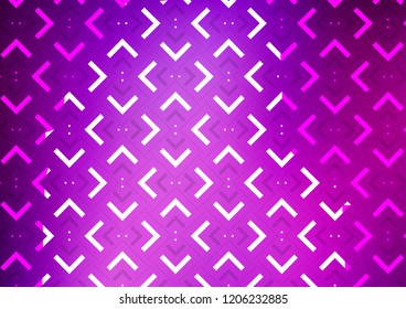 Light Purple vector pattern with narrow lines. Lines on blurred abstract background with gradient. Best design for your ad, poster, banner.