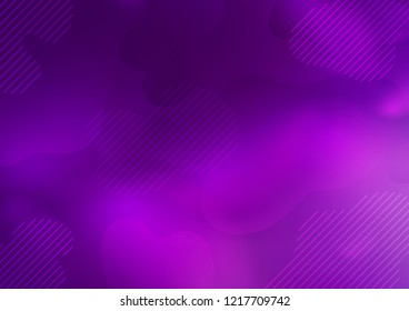 Light Purple vector pattern with narrow lines. Decorative shining illustration with lines on abstract template. The pattern can be used for busines ad, booklets, leaflets