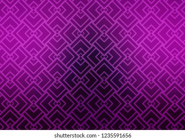 Light Purple vector pattern with narrow lines. Glitter abstract illustration with colored sticks. Smart design for your business advert.