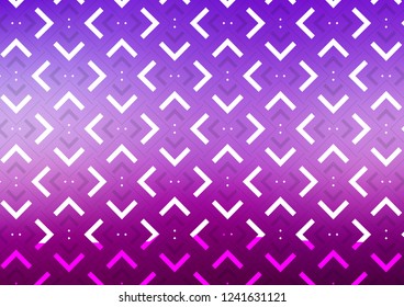 Light Purple vector pattern with narrow lines. Glitter abstract illustration with colored sticks. The pattern can be used for busines ad, booklets, leaflets