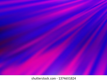 Light Purple vector pattern with narrow lines. Glitter abstract illustration with colored sticks. Pattern for websites, landing pages.